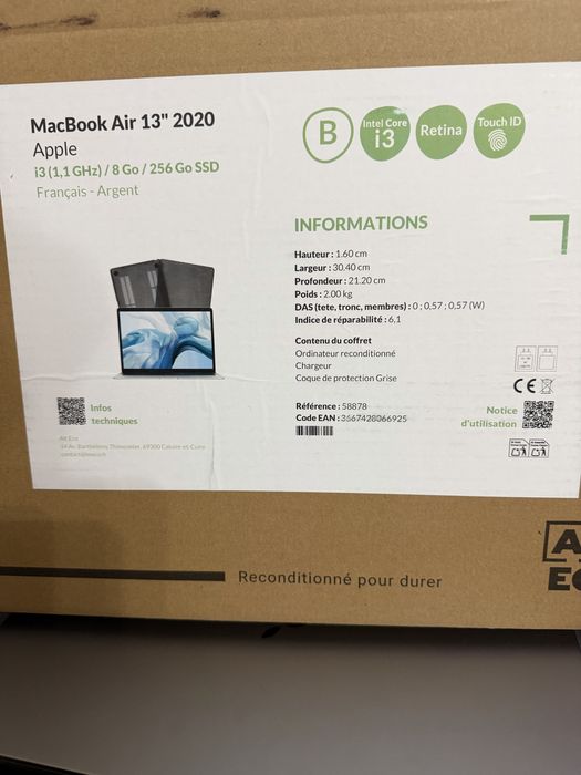 Macbook Air 13’ 2020 Resigilate