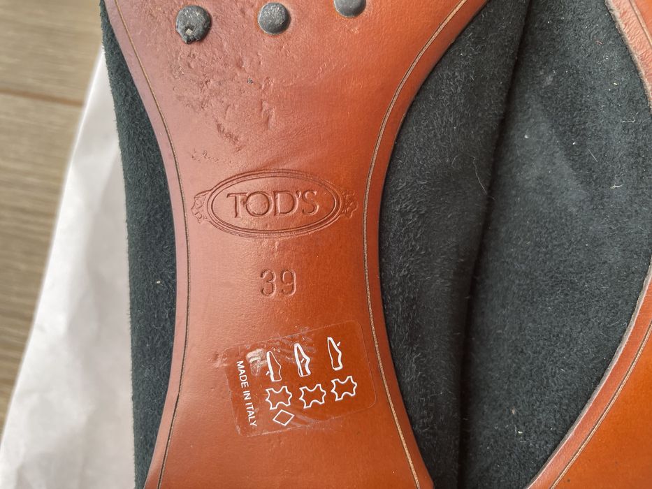 Tod’s pantofi/ loafers/ mocasini din piele