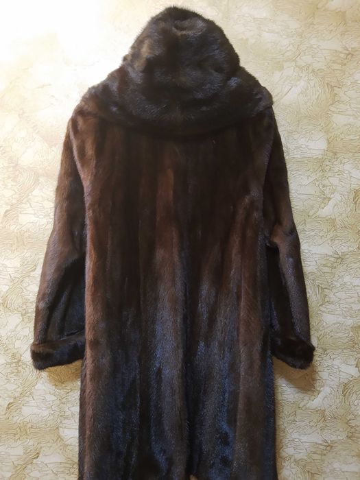 ВИЗОН ЛУКС,дълъгДнес12999лвкачулка,двойна,цели кожи уникален,висок кла