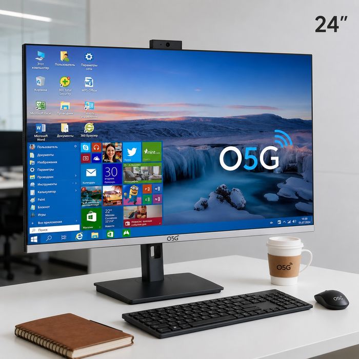 Моноблок O5G 24" | Intel Core i5 6-го поколения | 8 ГБ RAM | SSD 256 Г