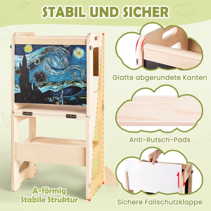 Learning tower + masuta cu scaunel 2 in 1