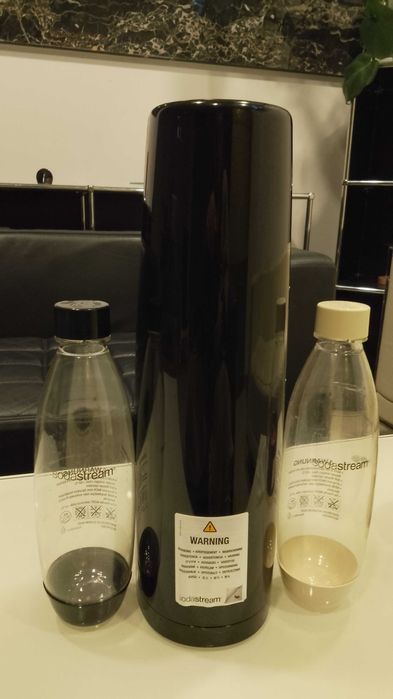 Aparat elegant sifon/bauturi carbogazoase SODASTREAM SPIRIT + BUTELIE + STICLE