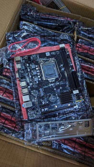 Материнская Плата Intel H61 Новая с поддержкой M.2 NVME/NGFF SSD