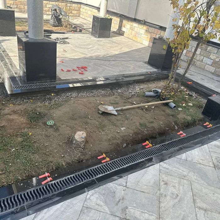 Пластик арик 12х10 см. Бассен, терасса ва брусчатка учун