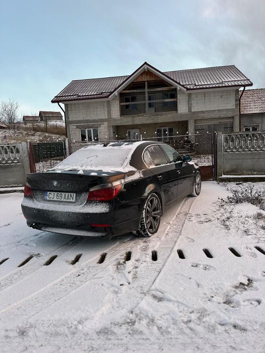 Bmw E60 525D 177cp Navi mare Piele Încălzire Xenon Senzori parcare