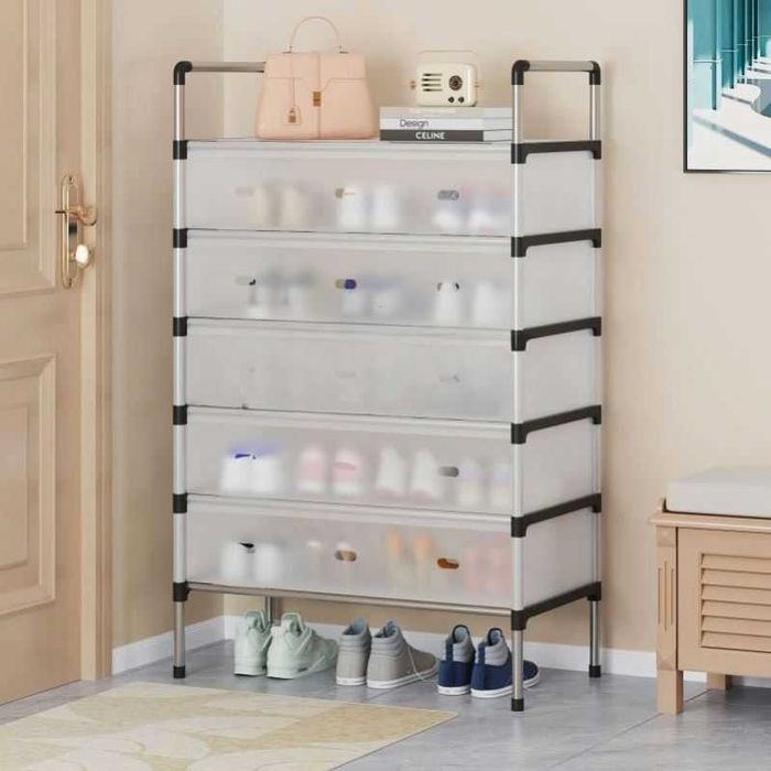 Закрытая обувница – этажерка на 5 полок / Oyoq kiyim javoni p23