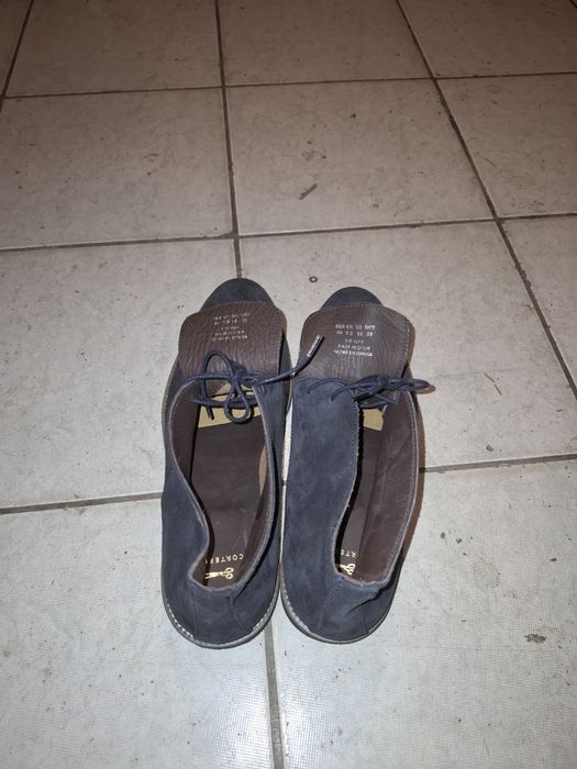 Замшевые ботинки