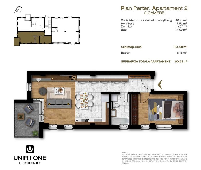 Apartament nou cu CF!