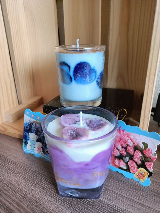 Ароматни арт свещи от соев восък