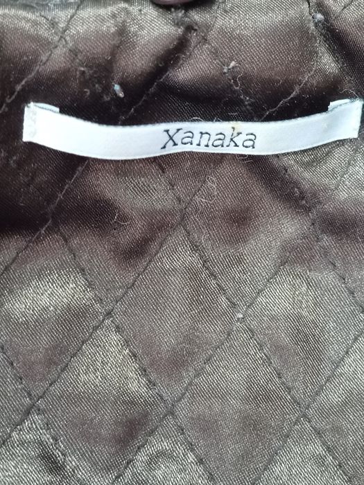 Дамско кафяво кожено сако / яке Xanaka, размер EU 40
