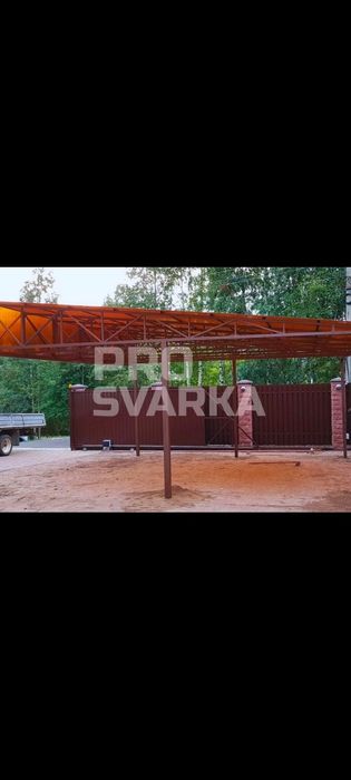 Навес варота жасаймыз сварка