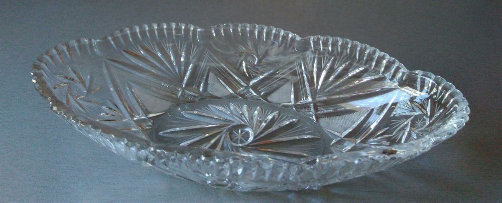 Кристална голяма елипсовидна купа, фруктиера