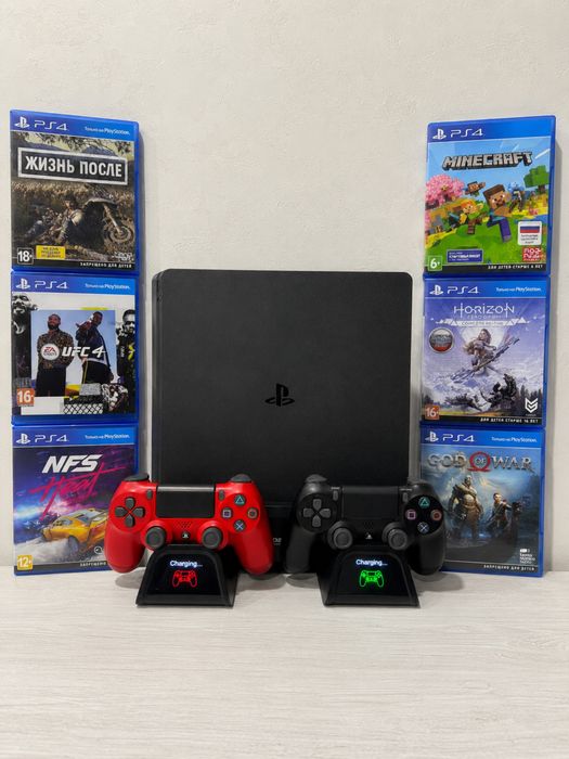 Playstation 4 slim ( пс 4 ) 500гб