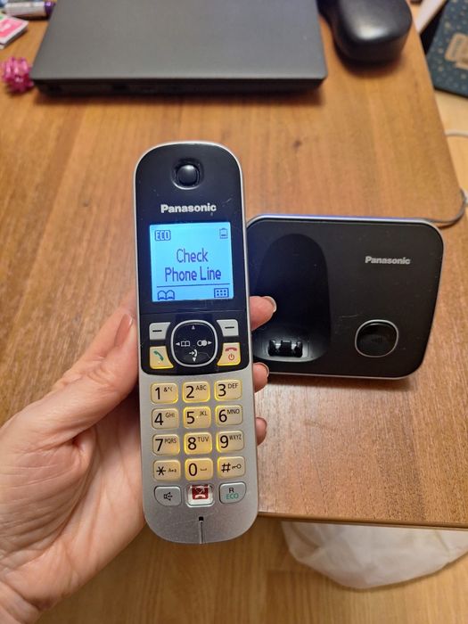 Telefon Panasonic fix, wireless, aproape nou!