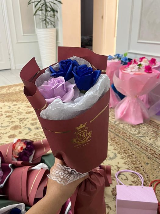 Цветы. Мыльные роза.