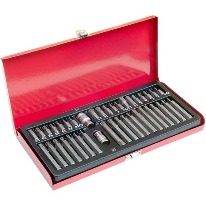 Комплект Накрайници за гедоре, битове 40 броя в метална кутия
