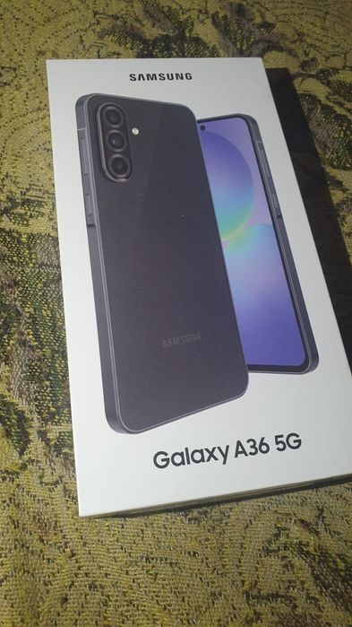 !!  СПЕШНО !! Продавам като нов Samsung galaxy A36 5G+ кейс и power bank