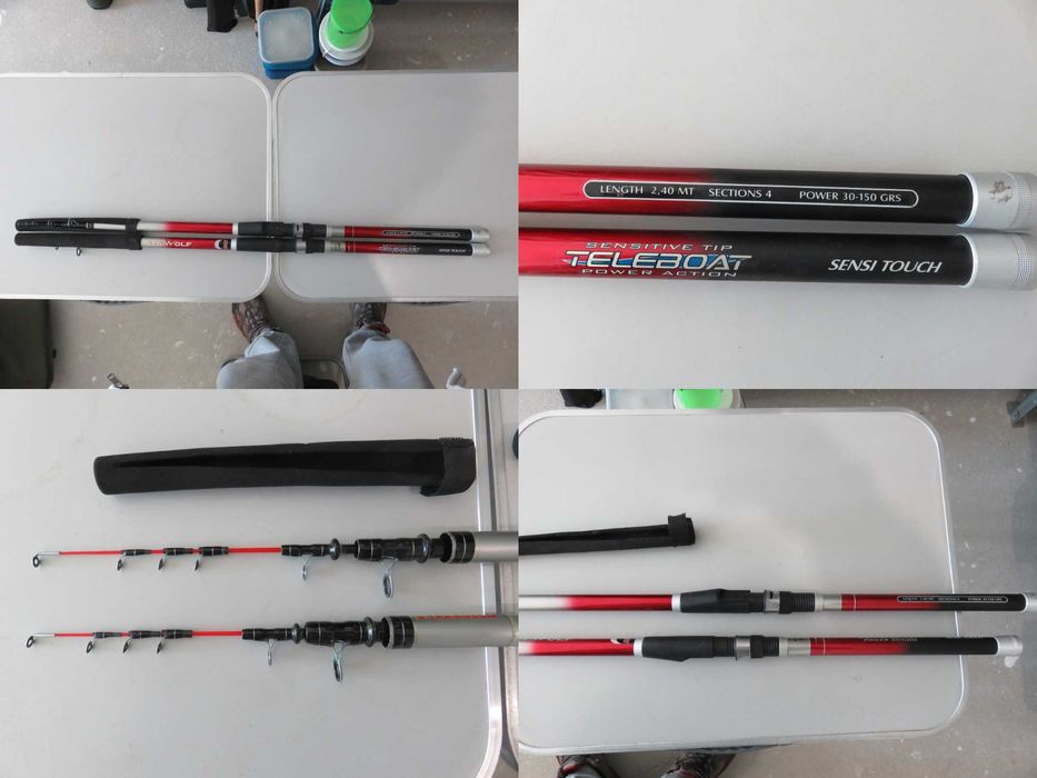Въдици – телескопи с водачи Abu Garcia, Trabucco и Filstar