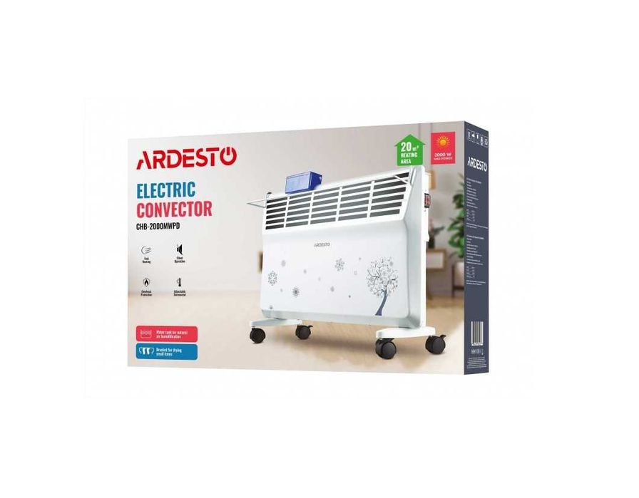 } Конвектор Ardesto 2000Вт 20м2 White