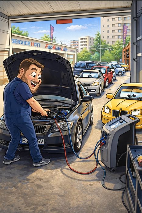 Incarcare freon auto R 134 A