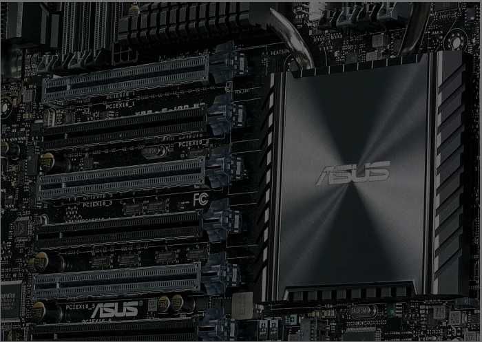 Motherboard ASUS X99-E WS (7 pci-e slots) + Xeon 1650 v4  LGA 2011-3