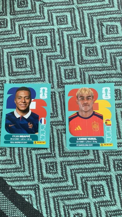 Mbape, Yamal panini stiker