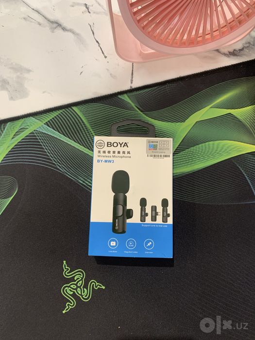 Микрофон петличка Wireless 2 Mic Type-c Boya BY-MW3