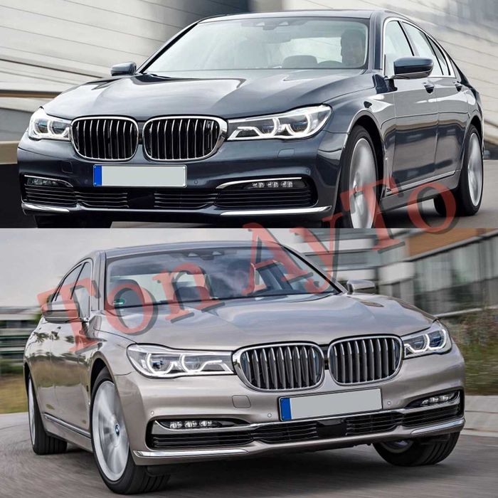Капаци Стъкла Фарове БМВ G11 G12 BMW 7ма Серия 2015 -2019 Стъкла Фарове Капаци Комплект