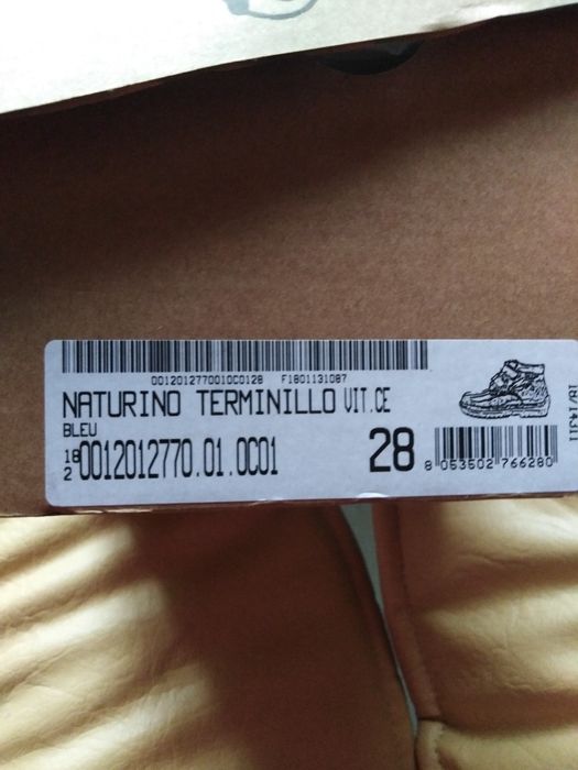 Ghete  imblanite de iarna piele Naturino marimea 28