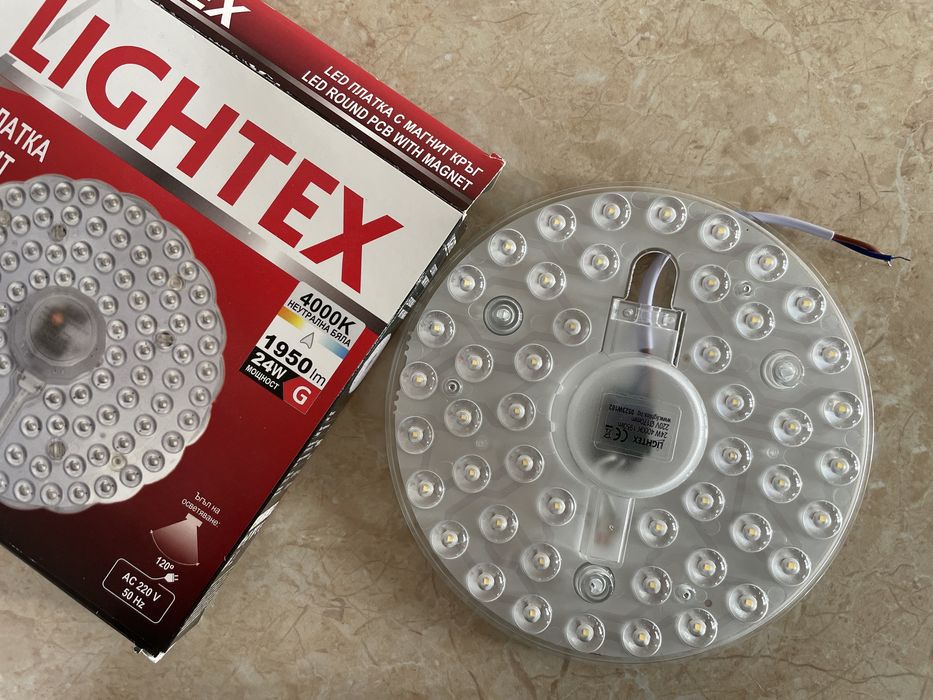 LED платка с магнит кръг 170mm