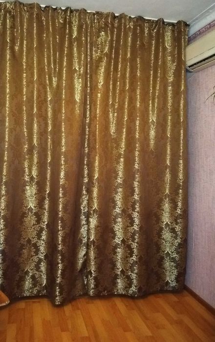 Шторы портьеры двухсторонний рисунок, плотные