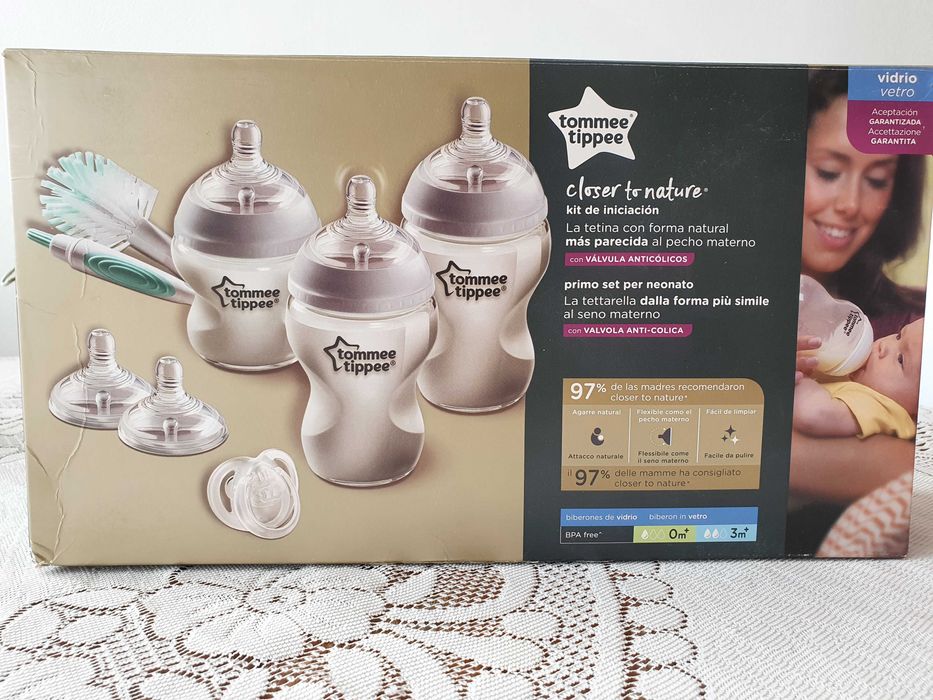 Комплект за новородено Tommee Tippee Easi-Vent СТЪКЛО