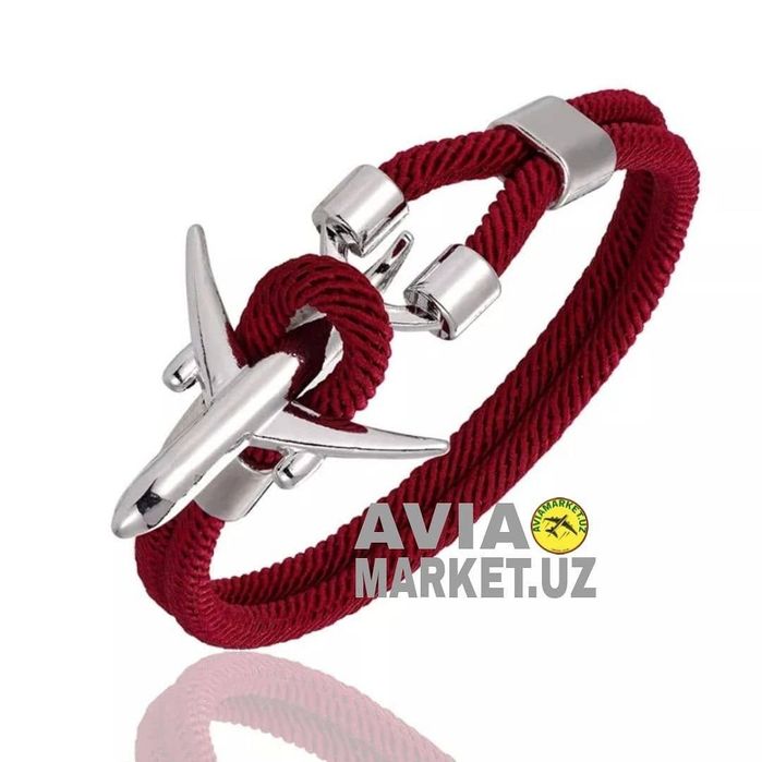 Браслет на руку (самолёт металлический) отличный подарок