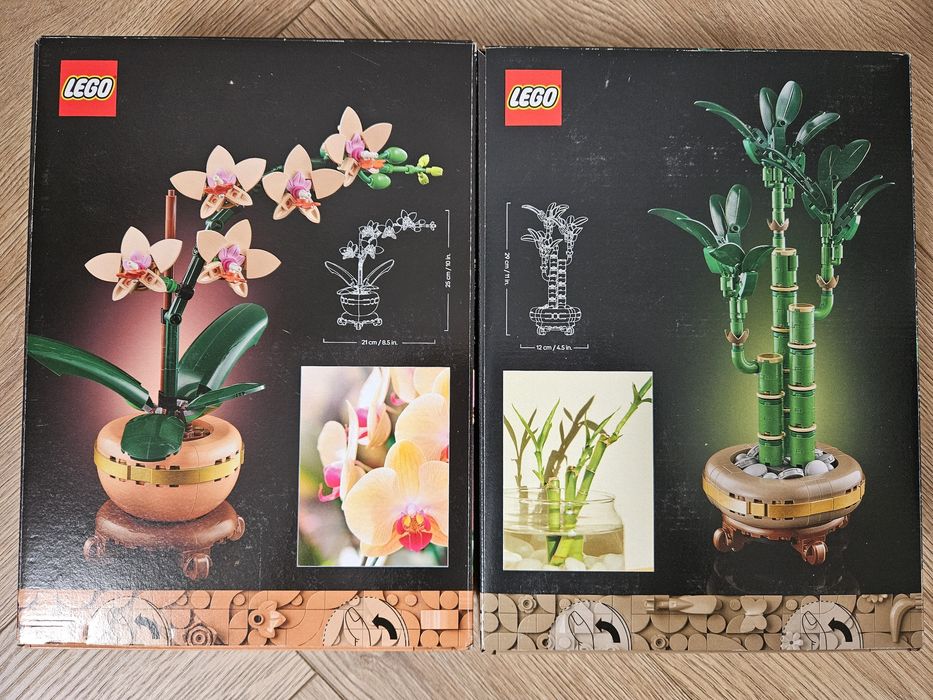 Lego Mini orchid и Lucky bamboo