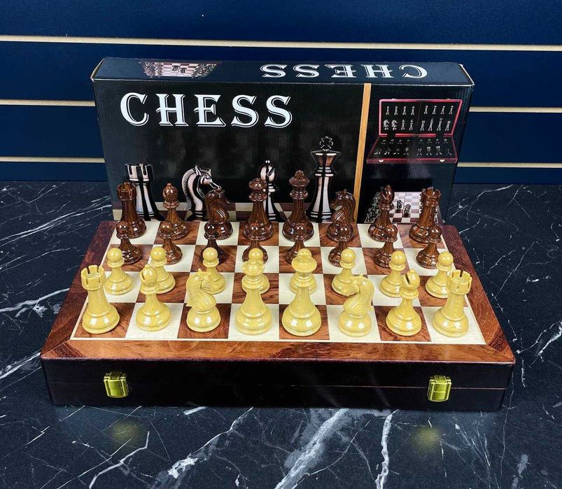 Шахматы деревянные Настольные. Настольная игра. Shaxmat. Доставка