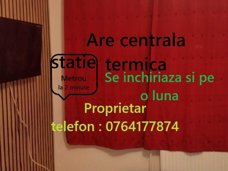 Inchiriez garsoniera metrou C. Brancusi Piata Ialomitei Drumul Taberei