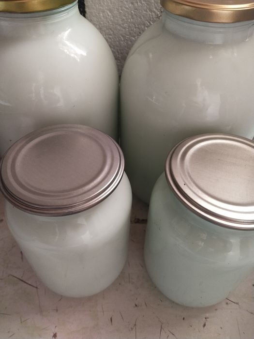 Свежее молоко домашнее