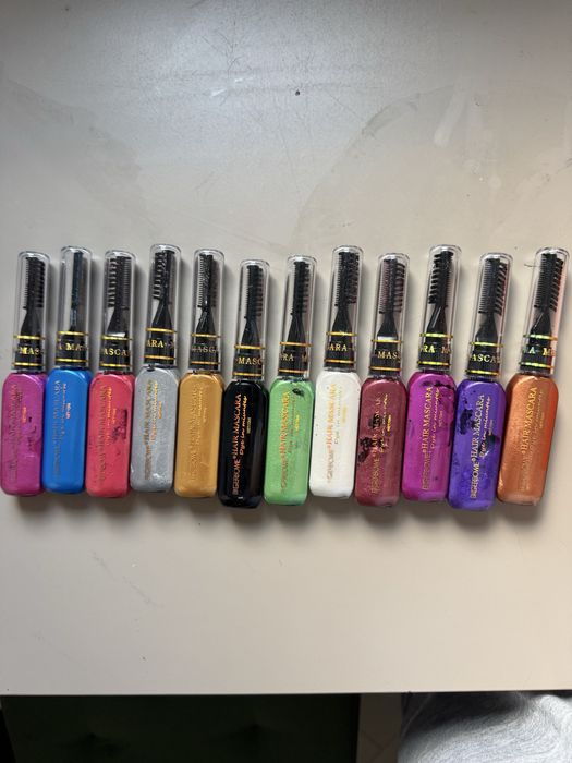 Разноцветные туши для волос