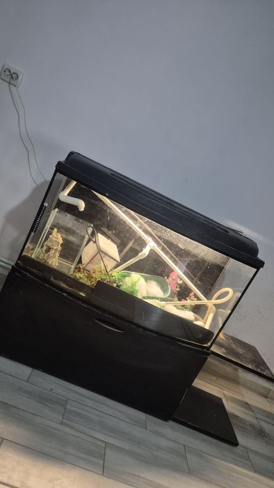 Vand acvariu cu mobilier