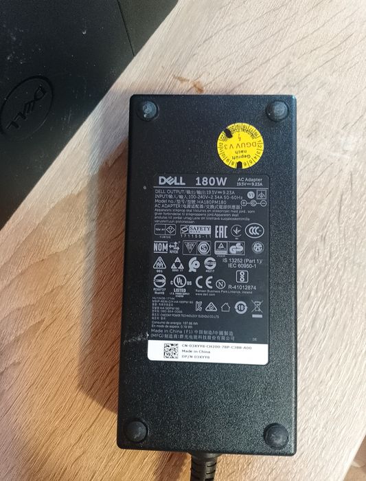 Dock station dell WD 19 DC plus charger 180w