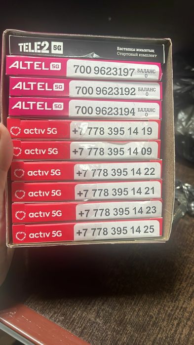 Продам новые номера Актив