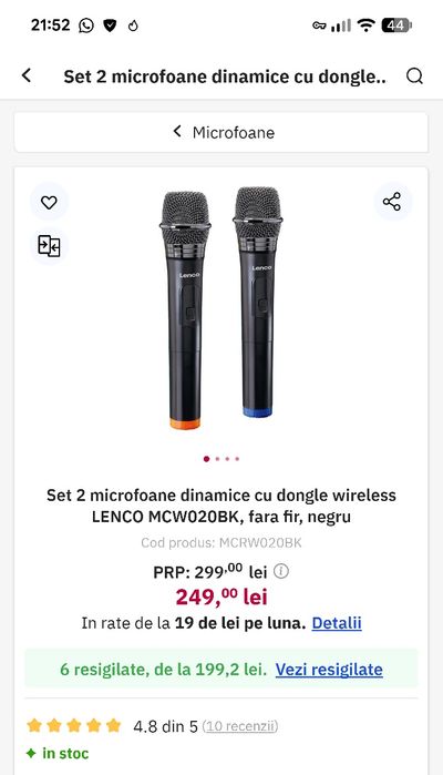 Boxa Karaoke 100W cu 3 microfoane