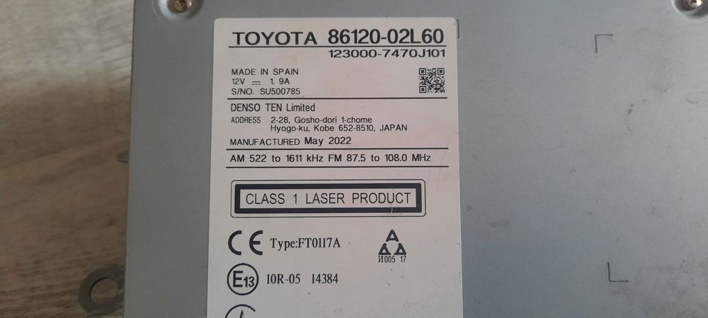 Магнитола тойота корола