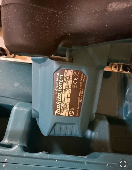 Fierastrau circular Makita HS7611K, 1600 W, Ø 190 mm