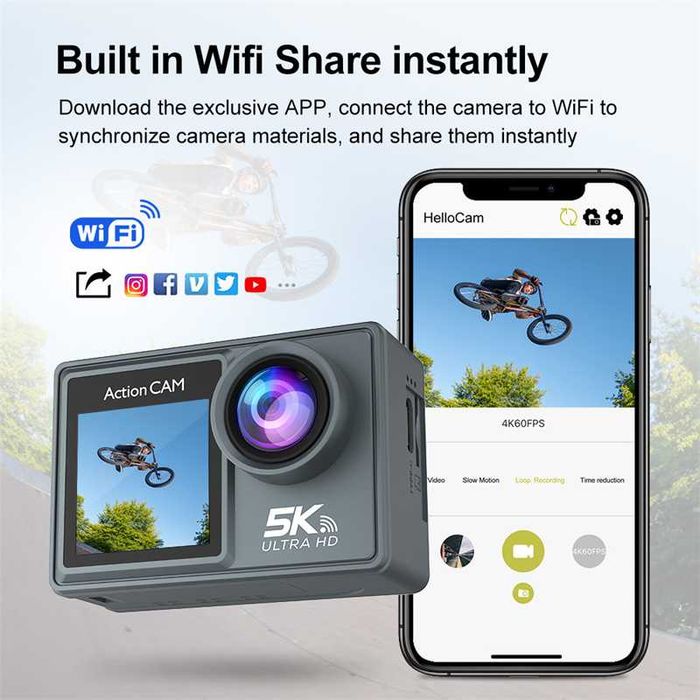 Camera SmartSONY-Cam 5K Ultra HD