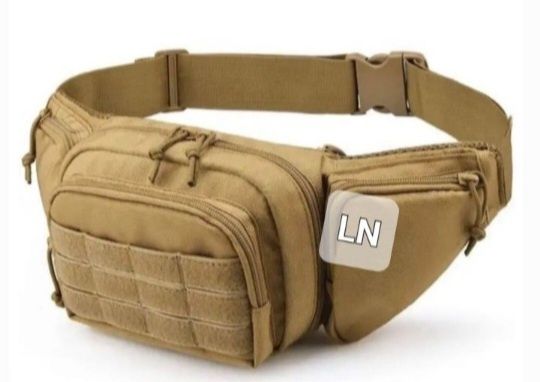 Тактическа чанта за кръста + кобур, различни мод