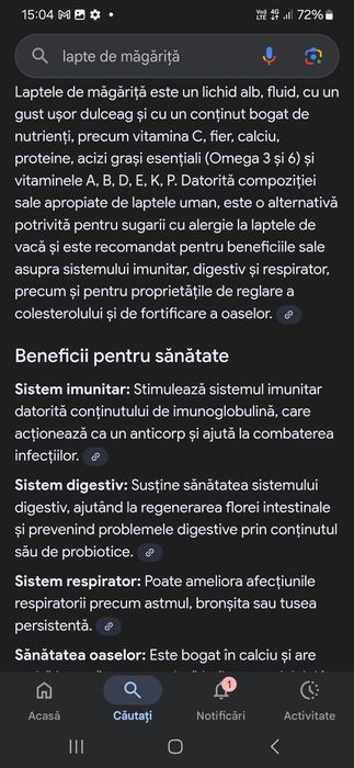 Lapte de măgăriță