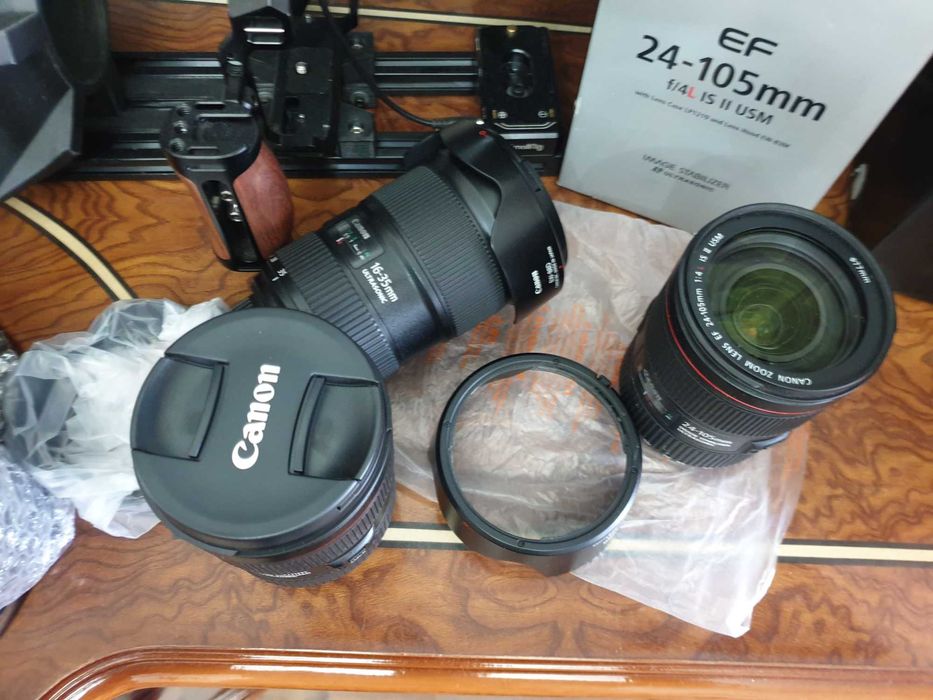 Продам обьектив Кенон RF16мм и RF 24-70 2,8 в упаковке новая