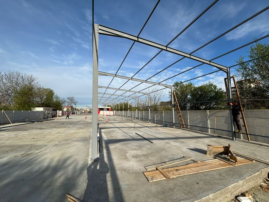 Structura metalica 8x15  structura metalica 10x40 variante auto hale