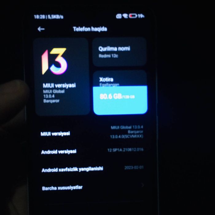 Redmi 12c  xolati Ideal